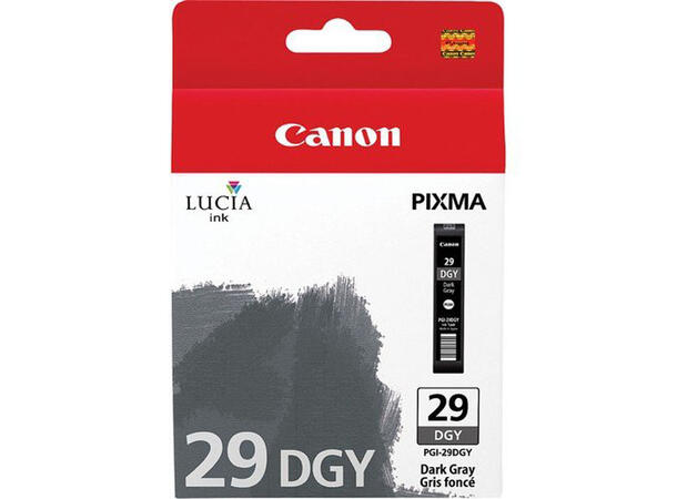 Canon Blekk PGI-29DGY Dark Gray Mørk grå blekk for Pixma Pro 1 